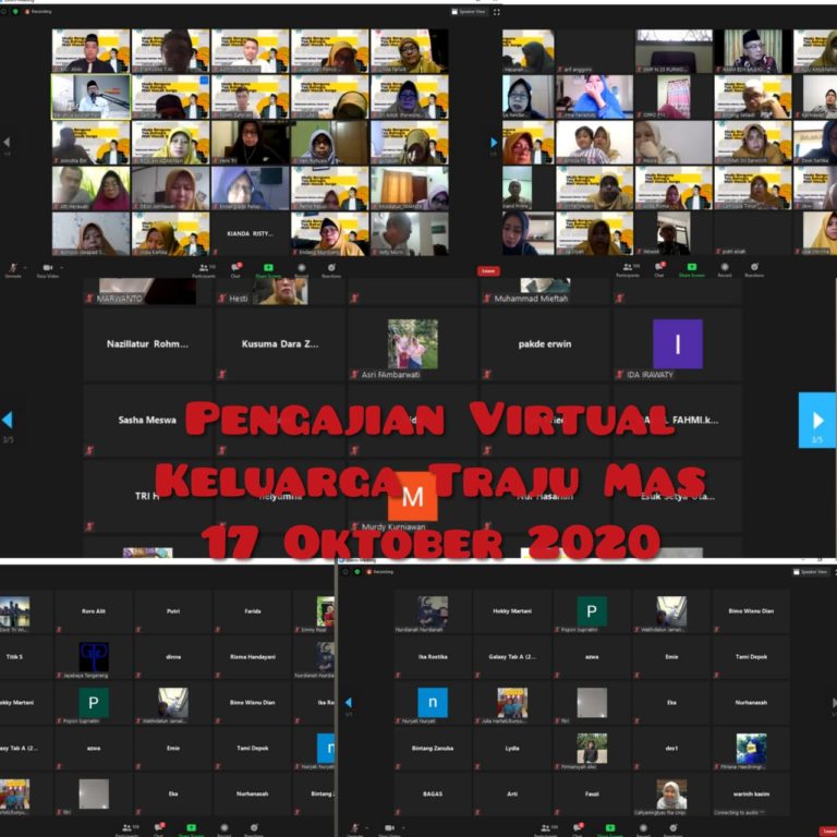 Read more about the article Pengajian Virtual Keluarga Traju Mas 17 Oktober 2020