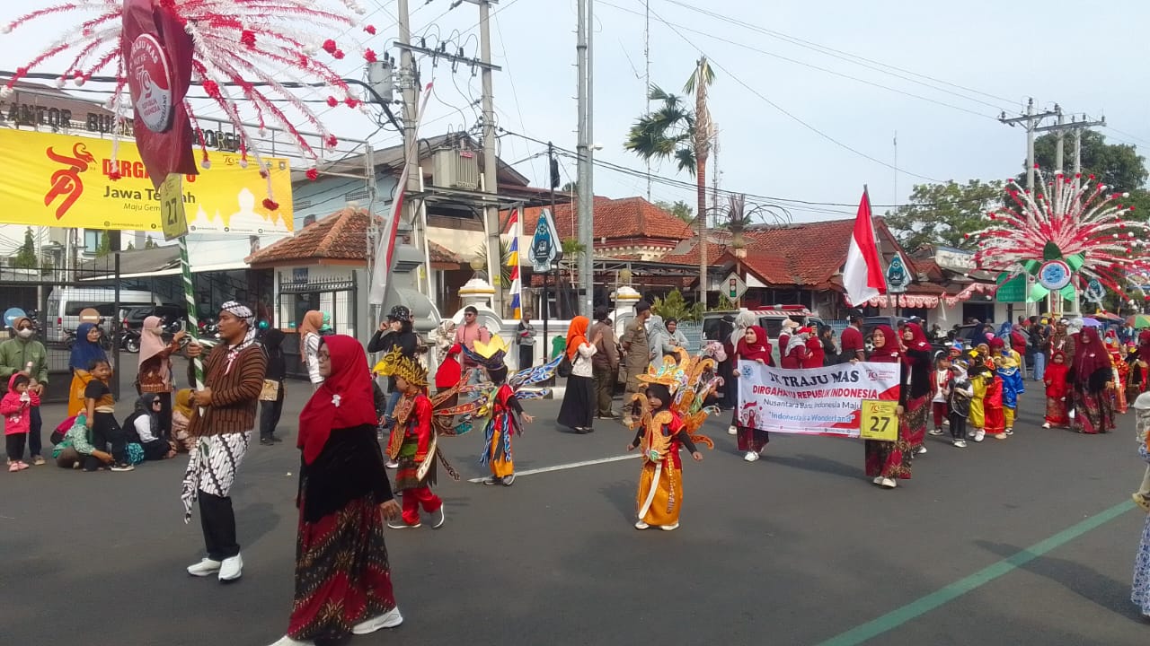 Read more about the article TK Traju Mas Semarakkan Karnaval Budaya HUT RI ke-79 di Purworejo